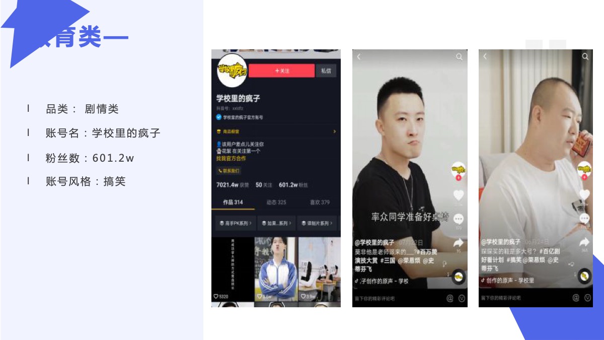 教育類—學(xué)校里的瘋子抖音賬號(hào)代運(yùn)營(yíng)