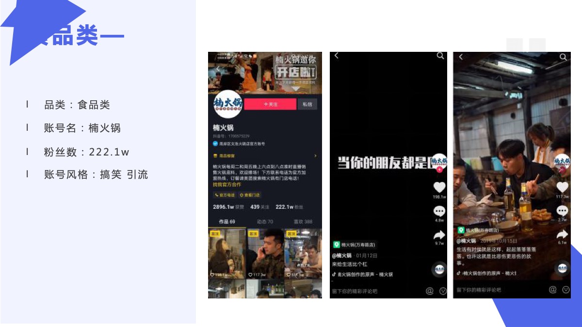 食品類-楠火鍋抖音帳號代運(yùn)營
